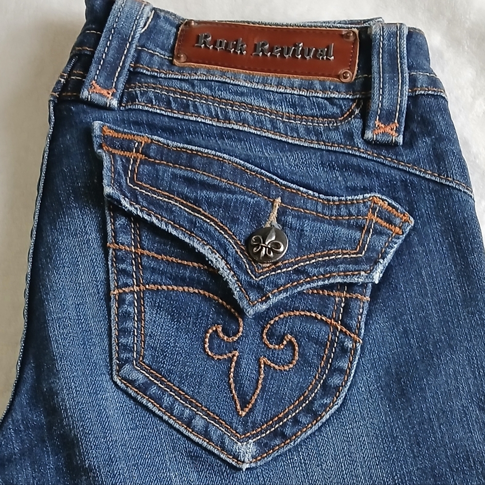 Rock Revival Women's Indigo Boot Cut Jeans - Picture 5 of 13